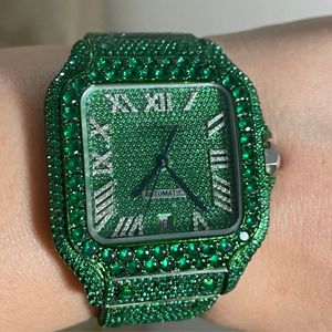 Reloj de Diamantes VVS de Alta Calidad, Nuevo, con Diamantes Cultivados en Laboratorio, Joyería de Moda, Reloj con Incrustaciones de Diamantes - Product Image 5