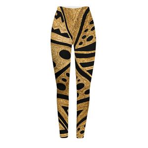 Nouvel Arrivage – Leggings Premium Femme Taille Haute en Soie de Lait Doublement Brossée 230 g/m² Respirants Anti-Bactériens à Motif Ethnique - Product Image 2