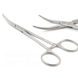 เครื่องมือผ่าตัดคุณภาพสูง 30x SURGINEXA SURGICAL INSTRUMENTS BH135R คีมหนีบห้ามเลือดแบบโค้ง ปากหยัก ขนาด 5.5 นิ้ว แบบใช้มือ - Product Image 3