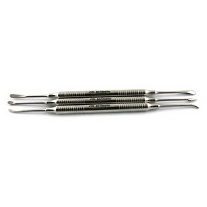 Lot de 3 instruments chirurgicaux dentaires : écarteurs périostiques, couteaux de décollement, écarteurs Goldman Fox, écarteurs de flap mucoperiostal pour usage buccal - Product Image 4