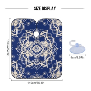 Nouvelle Arrivée Promotionnelle : Cape de Salon Imperméable Personnalisable avec Logo, Faible MOQ, Fermeture à Boutons Ajustable, Cape de Barbier Professionnelle à Imprimé Floral - Product Image 3