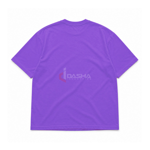เสื้อยืดโอเวอร์ไซส์สั่งทำพิเศษ ไซส์พลัส ผ้าฝ้าย เสื้อยืดแบบยูนิเซ็กซ์ สกรีนลายดิจิตอล พิมพ์ลายนูน รับผลิตตามแบบ (OEM) ขายส่ง MOQ ต่ำ - Product Image 2