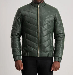 Veste en cuir unisexe tendance, col montant, coupe-vent et imperméable, disponible en différentes couleurs, prix le plus vendu - Product Image 4