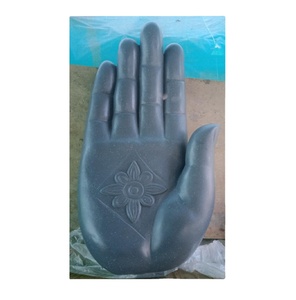 Sculpture de Mudra en Fibre de Méditation Premium pour la Décoration Intérieure, le Salon, le Yoga et le Calme Spirituel - Product Image 5