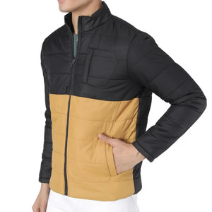 Wholesale Unisex Puffer Jacket High Quality Custom Design Streetwear Windproof Waterproof Zipper Closure <b>Stand</b> Hooded Jacket - Product Image 3
