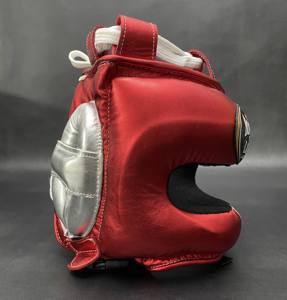 No Boxing No Life, Protector de Cabeza de Cuero de Alta Calidad Personalizable con Barra Nasal Ajustable, Agarres para Manos, Acolchado Grueso de 4 Capas, Transpirable - Product Image 3