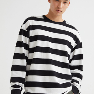 Sudadera de Manga Larga para Hombre, Personalizada, 100% Algodón, Elástica, Ligera, Transpirable, Lisa y con Estampado, Suministro de Tela ODM - Product Image 1
