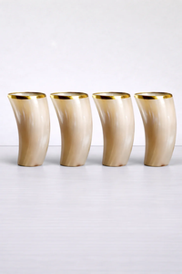 Jarra de Vidrio Hecha a Mano con Cuerno de Búfalo, Estilo Vikingo Tradicional, para Amantes de la Cerveza y para Regalo - Product Image 2