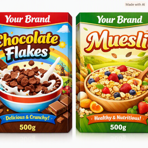 Copos de maíz crujientes clásicos sin marca al por mayor para cereales a granel, sin gluten, sin OMG, desayuno saludable para adultos - Product Image 5