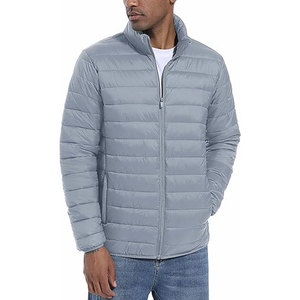 Chaqueta de Invierno Acolchada para Hombre, Resistente, Ligera, Transpirable, con Exterior de Nailon, Resistente al Viento y al Agua, con Puños y Dobladillo Aislantes para el Frío - Product Image 1