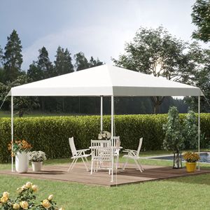 "13x13 White Pop up <b>Canopy</b> <b>Tent</b> with Adjustable Height & Carry Bag" - Product Image 2