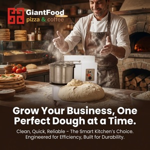 Nouveau mélangeur à spirale GIANTFOOD 10L/17L/22L/33L/42L/53L <span class=keywords><strong>pour</strong></span> la fabrication <span class=keywords><strong>de</strong></span> pizza, <span class=keywords><strong>de</strong></span> <span class=keywords><strong>pain</strong></span> et <span class=keywords><strong>de</strong></span> pâtes avec bol amovible - Product Image 4