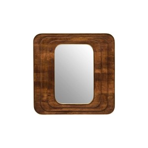 กระจกติดผนังไม้มะม่วงทรงสี่เหลี่ยมธรรมชาติสำหรับตกแต่ง - Product Image 2