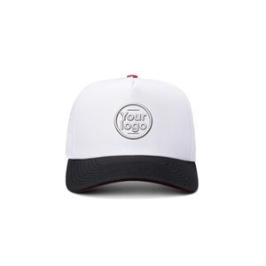 Casquette de golf bicolore imperméable et légère avec logo brodé en 3D, visière incurvée, étiquette tissée, respirante, à fermeture snapback pour hommes et femmes - Product Image 3