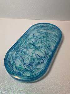 Smooth Finish Resin Serving Tray For <b>Coffee</b> <b>Table</b> Styling Enhancing Living Space With Refined Artistic Appeal - Product Image 3