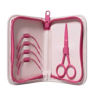 Kit d'aiguilles à boucle pour extensions de cheveux avec ciseaux et étui de rangement compact et protecteur, ciseaux et pochette de transport portable - Product Image 5