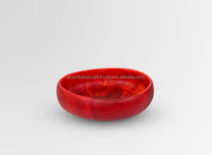 Haute qualité personnalisé fabriqué à la main haute-poli résine bol corne ustensiles de cuisine servant soupe bol sculpté Technique - Product Image 2