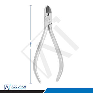 Coupe-épingles et coupe-ligatures orthodontiques Accuram 7 °   Pince coupante dentaire angulaire en acier inoxydable, instrument chirurgical manuel, certifié CE - Product Image 5