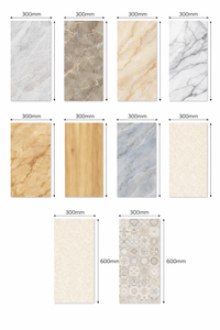 Carreaux muraux en céramique 300x600mm, design marbre brillant, pour intérieurs résidentiels et commerciaux, très demandés mondialement - Product Image 5