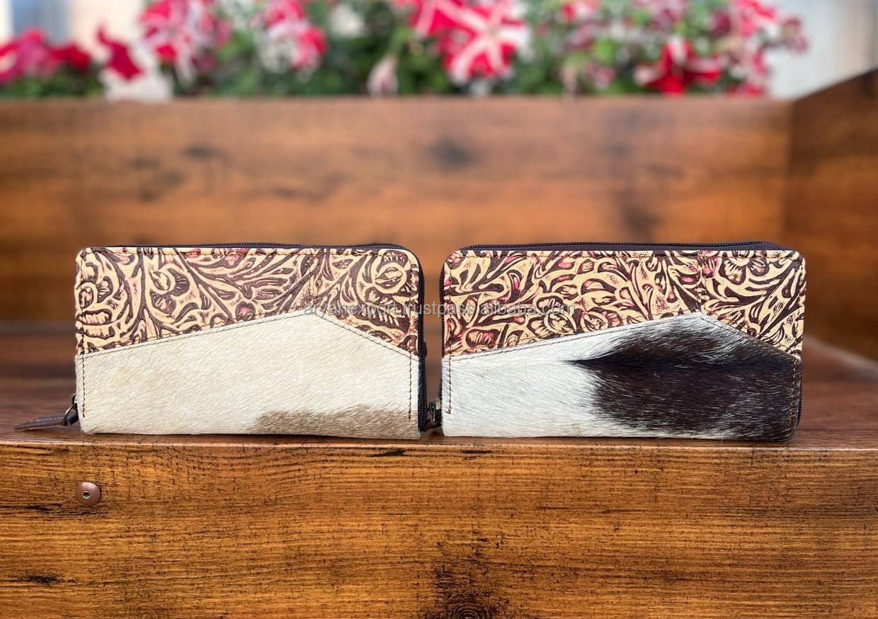 Brown With Embossed Print