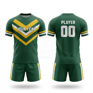 Conjunto de Uniforme de Rugby Transpirable Personalizado para Adultos, Jersey Unisex al por Mayor, Jersey de Equipo de Rugby Masculino Sublimado - Product Image 4