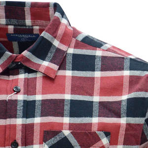 Camisa Casual de Franela para Hombre, Cómoda, de Manga Larga, Color Personalizado, Talla Adulto, Servicio OEM - Product Image 5