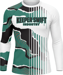 Camiseta Deportiva de Manga Larga para Hombre, Diseño 2025, Color Sólido, para Fitness - Product Image 2