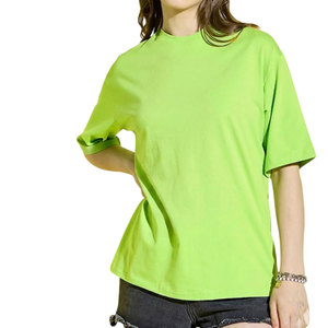 Camiseta Premium de Alta Calidad Ecológica para Mujer, Algodón y Poliéster, Hombros Caídos, Corte Holgado, Camiseta de Verano 2026 - Product Image 3
