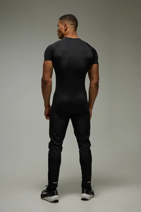 T-shirts de compression pour hommes, sport, fitness, entraînement, course à pied, couche de base respirante et à séchage rapide - Product Image 2