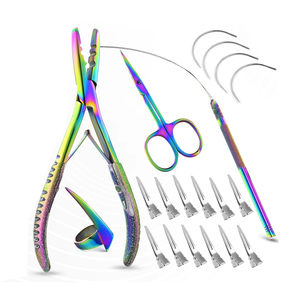 High Performance Hair <b>Extension</b> Plier Kit for Micro Link <b>Bead</b> Application Removal and Salon Quality Tools - Product Image 5