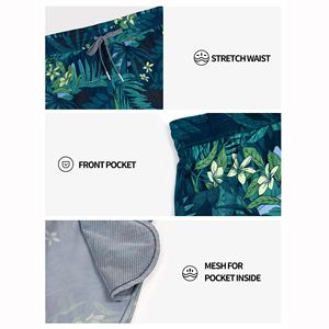 Shorts de plage pour femmes 2026 : taille haute élastique, écologiques, anti-humidité, impression personnalisable - Product Image 6