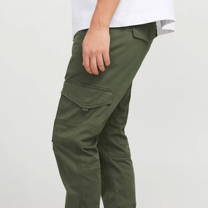 Pantalones Cargo de Moda Urbana para Hombre, Pantalones de Trabajo Multibolsillos, Duraderos, de Lona, de Pierna Recta, Ropa Casual para Trabajo al Aire Libre - Product Image 4