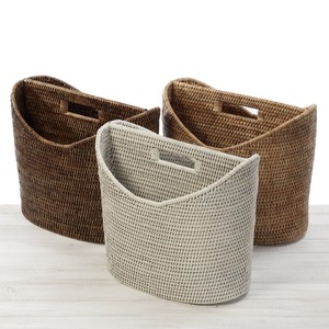 Accessories for office decor rattan magazine paper file rack highest quality brochure book holder - Product Image 1