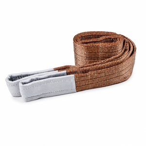 Sangle de levage en polyester double plis à double boucle (œil-œil) pour manutention de bobines d'acier, 6 tonnes, fabrication Vietnamienne, commande en gros disponible - Product Image 6