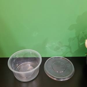 Factory Cheap price Eco-friendly 24oz Storage <b>Boxes</b> Round Shape Plastic Box for Food/Fruit/Salad With Lid Transparent Plastic - Product Image 5