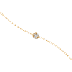 สร้อยข้อมือทองคำแท้ 14K ประดับเพชรเพาะเลี้ยงในห้องปฏิบัติการ รับรองโดย IGI สำหรับผู้หญิง ชุบโรเดียม สไตล์โรแมนติก ของขวัญวันครบรอบ - Product Image 3