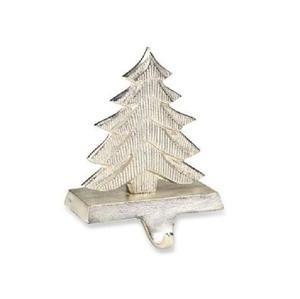 Hot Sale Wood Base Aluminium Top Christmas <b>Stocking</b> <b>Holder</b> For Hanging Decorative Use Xmas <b>Stocking</b> <b>Holder</b> With Silver Tree Top - Product Image 4