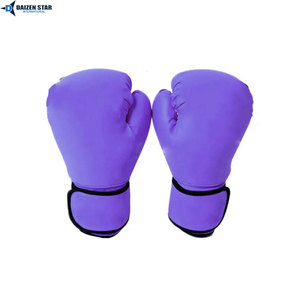Guantes de Boxeo de PU al por Mayor, Guantes de Entrenamiento y Sparring de Cuero Sintético Duradero con Correa de Velcro en la Muñeca - Product Image 5