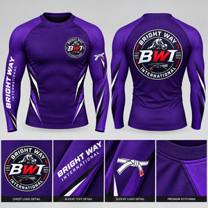 Camiseta de Compresión de Manga Corta para Hombre, Sublimada, para MMA, Surf y BJJ, Venta al Por Mayor - Product Image 1