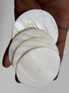 Mother of pearl pieces with natural iridescent <b>beauty</b> ideal for jewelry making crafts accessories decor and artisan <b>creations</b> - Product Image 5