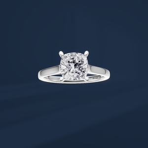Women's PT950 Platinum <b>Cushion</b> Cut elegant Diamond Halo Engagement <b>Ring</b> Classic Style Fine Jewelry anniversary gift - Product Image 3