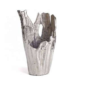 Vente chaude Moderne En Métal Vase À Fleurs Moderne Vase De Table En Aluminium Moderne Vase À Fleurs pour La Maison Bureau Salon Décor - Product Image 5