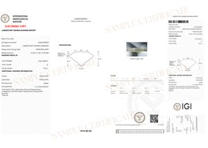 Diamant de laboratoire ovale de 2,00 carats certifié IGI, couleur E, clarté VVS1 / VVS2, taille excellente, vente en gros, approvisionnement direct - Product Image 2