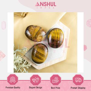 ผู้จัดจำหน่ายขายส่ง หินตาเสือธรรมชาติขัดเงาขนาด 2.5 นิ้ว รูปทรงวงรี สำหรับบำบัดรักษา ยี่ห้อ Anshul Impex - Product Image 6