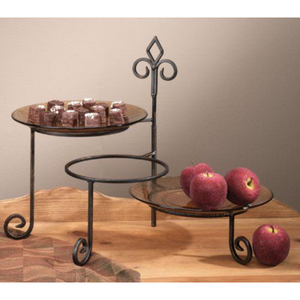 Support de service en métal au design élégant pour chocolats, présentoir décoratif de table pour biscuits, bonbons et fruits secs - Product Image 5