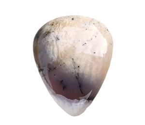 เครื่องประดับอัญมณีโอปอลทรงลูกแพร์แบบหลวมทำมือรูปทรงลูกแพร์ธรรมชาติรูปทรงโค้งมนสีขาว - Product Image 1