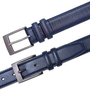 Cinturón personalizado para hombre con hebilla de pasador, juego de regalo de cinturón de cuero, cinturón de cuero de vaca en oferta. - Product Image 3