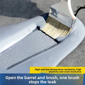 Revêtement imperméable en polyuréthane pour toiture, mur extérieur, <span class=keywords><strong>rebord</strong></span> de <span class=keywords><strong>fenêtre</strong></span> et gouttière - Prévention des fissures et réparation des fuites - Adhésif - Product Image 3