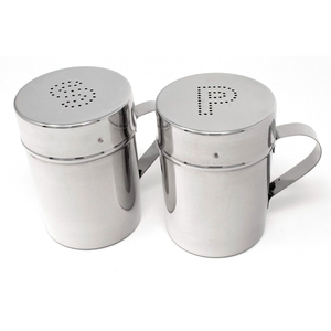 Juego de Salero y Pimentero de Lujo en Oro Martillado, Dispensador de Especias Metálico Moderno de Acero Inoxidable, Vajilla con Logotipo Personalizado - Product Image 4