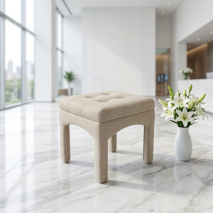 Fauteuil inclinable moderne et minimaliste avec tissu en coton durable et housses amovibles lavables pour suite d'hôtes - Product Image 1